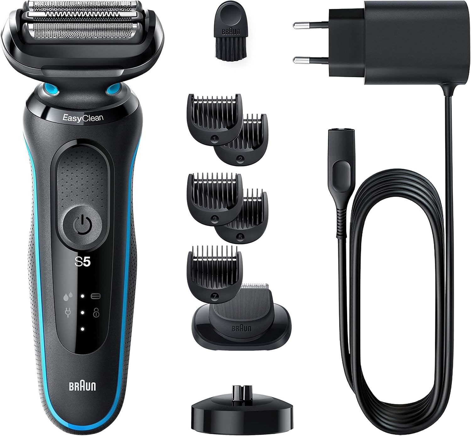 Braun Series 5 51M4500cs Men's Shaver With Easyclick Beard Trimmer