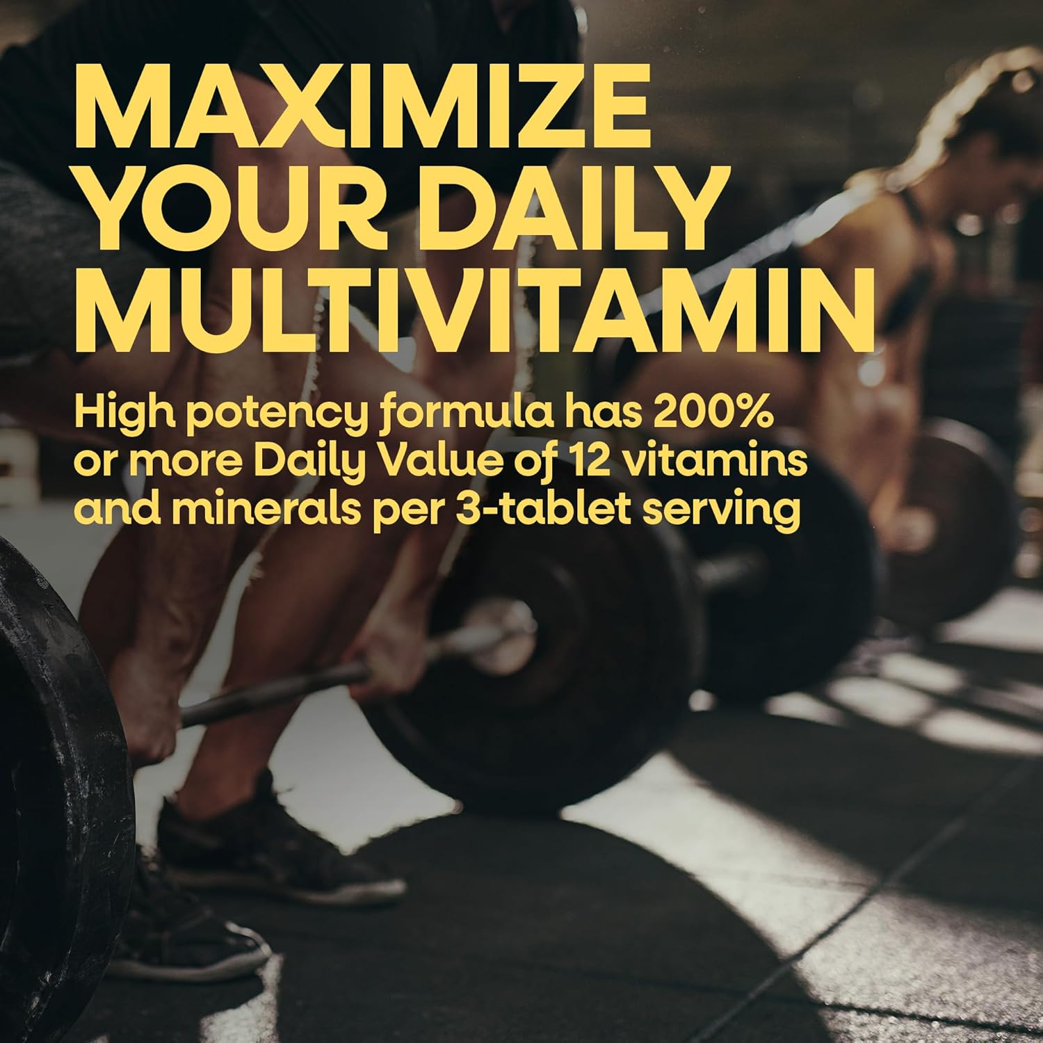 Nature’s Way Alive! Max3 Potency Daily Multivitamin with Iron, High Potency Adult Multivitamins to Support Cellular Energy Metabolism, Heart, and Muscle Function* for Women & Men, 180 Tablets