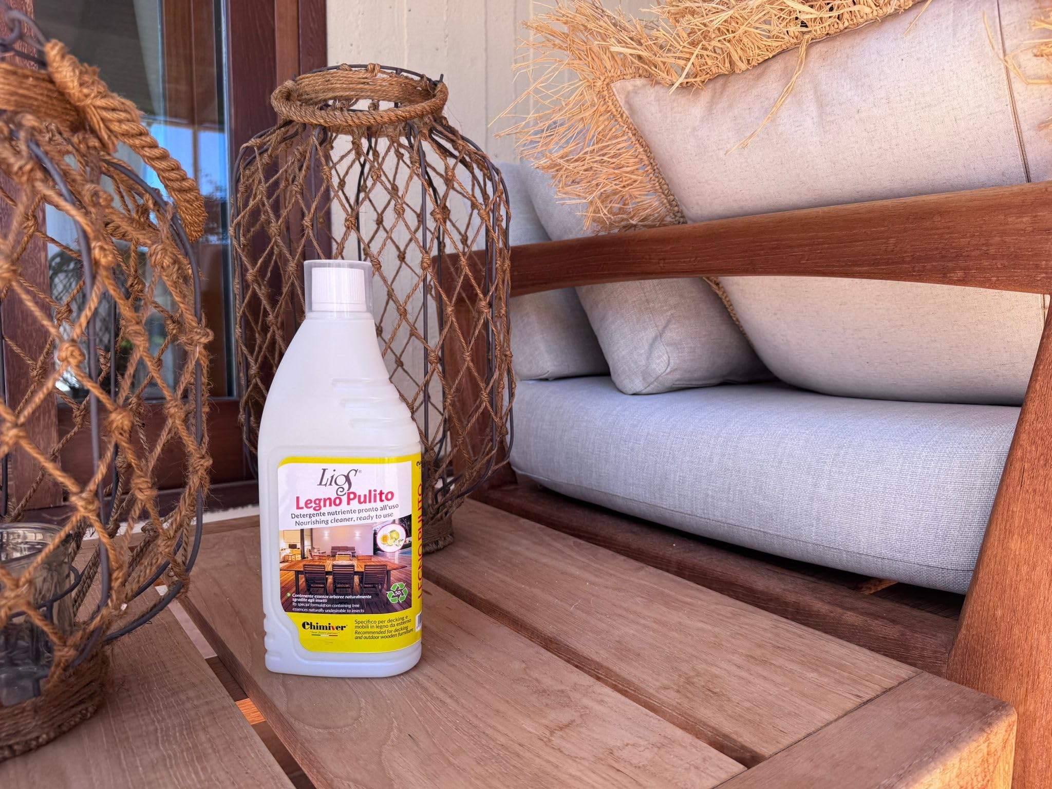 Chimiver Lios Legno Pulito Detergente Legno Esterno e Decking Pronto all’Uso