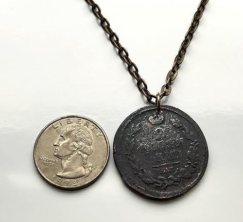 Miniatura 5 de 1818 Russian Empire 2 Kopecks coin pendant Russian double headed eagle Moscow Saint Petersburg Novosibirsk Yekaterinburg Kazan Nizhny Novgorod