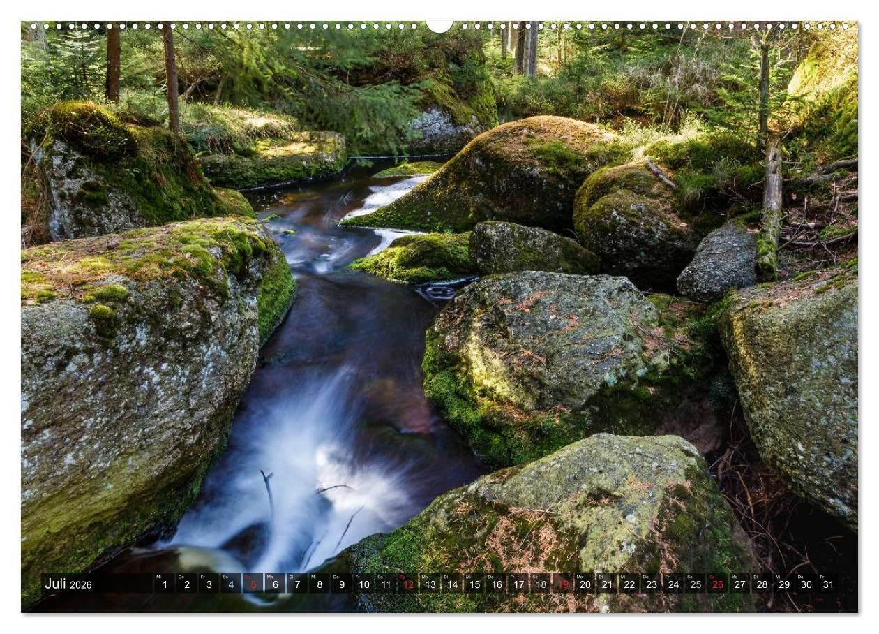 Zauberhaftes Fichtelgebirge (hochwertiger Premium Wandkalender 2026 DIN A2 quer), Kunstdruck in Hochglanz: Die schönsten Plätze im Fichtelgebirge (CALVENDO Orte)