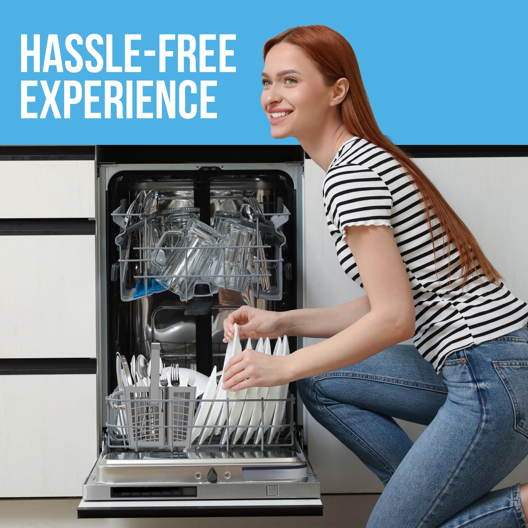 NATIKON Cesta universal para cubiertos para lavavajillas compatible con Maytag, Samsung, Kenmore, GE, Bosch, Whirlpool, KitchenAid y muchos más