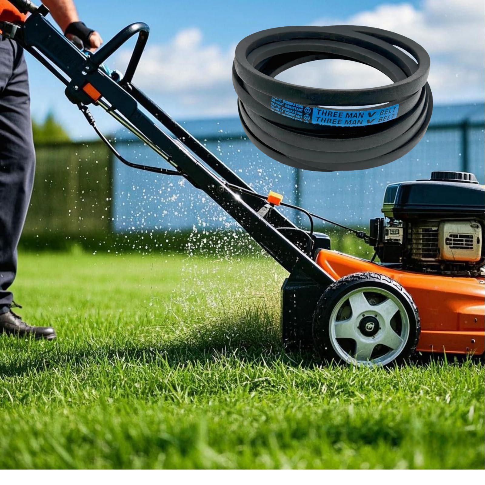 Courroie Renforcée Kevlar Pour Tondeuse 4L953/32 | Courroie De Tondeuse