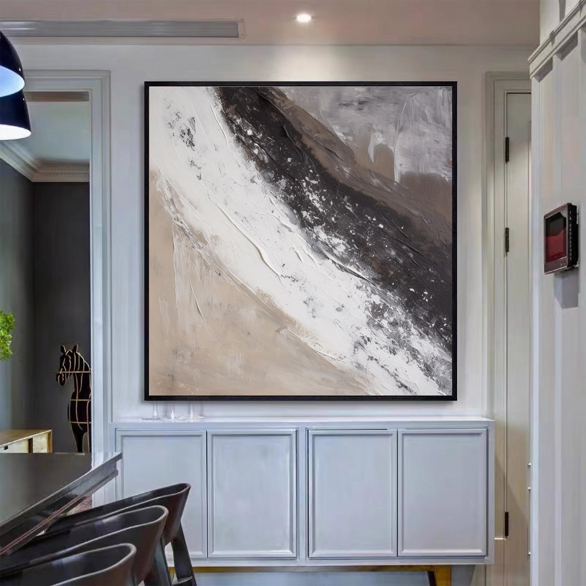現代の洋画 25 GRAPHIC OIL PAINTING NOW Amazon.com: Large Brown Original Beige Abstract Oil Painting,Brown