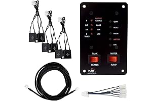 RV Water Tank Level Monitor System with Probeless Adhesive Sensors