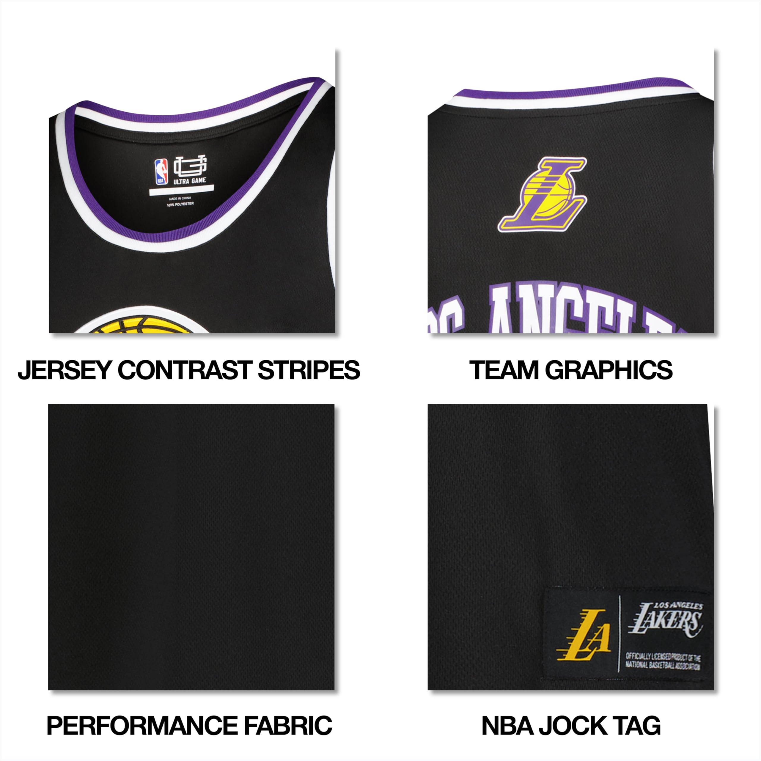 Ultra Game NBA Official Super Soft Sleeveless Tank Top Muscle T-Shirt - Team Color Camiseta sin Mangas Oficial de la NBA, Supersuave, Color del Equipo Hombre