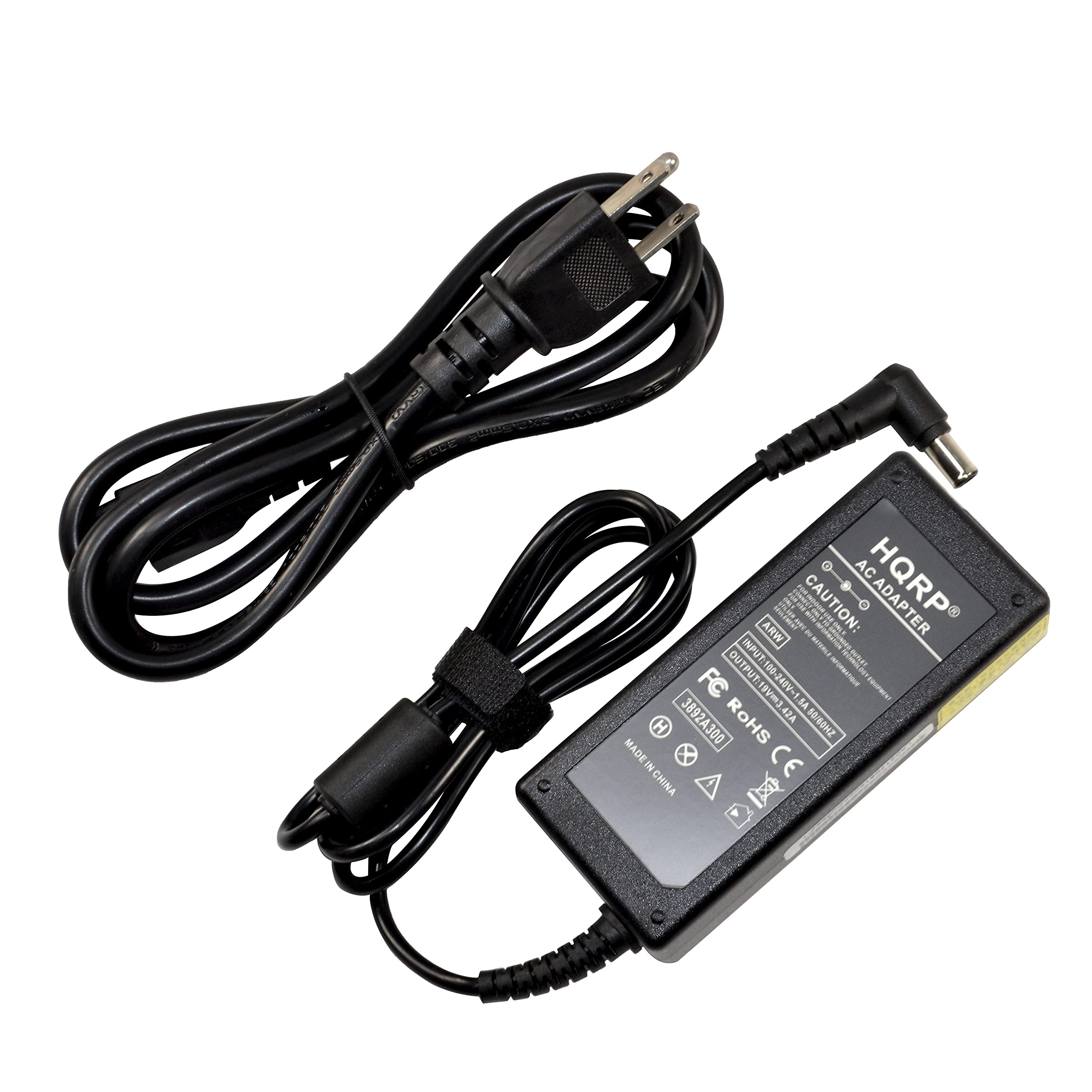 HQRP 19V 3.42A 65W AC Adapter For LG Monitors - Replacement Power Supply Cord + Euro Plug - View #7