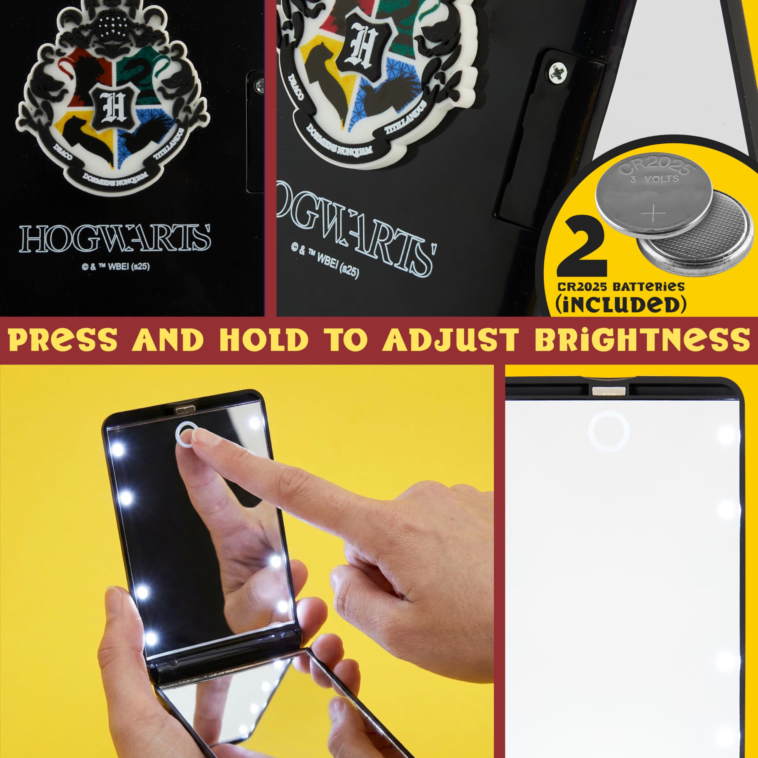 Get Trend Harry Potter lusterko do makijażu ze światłem (czarne)