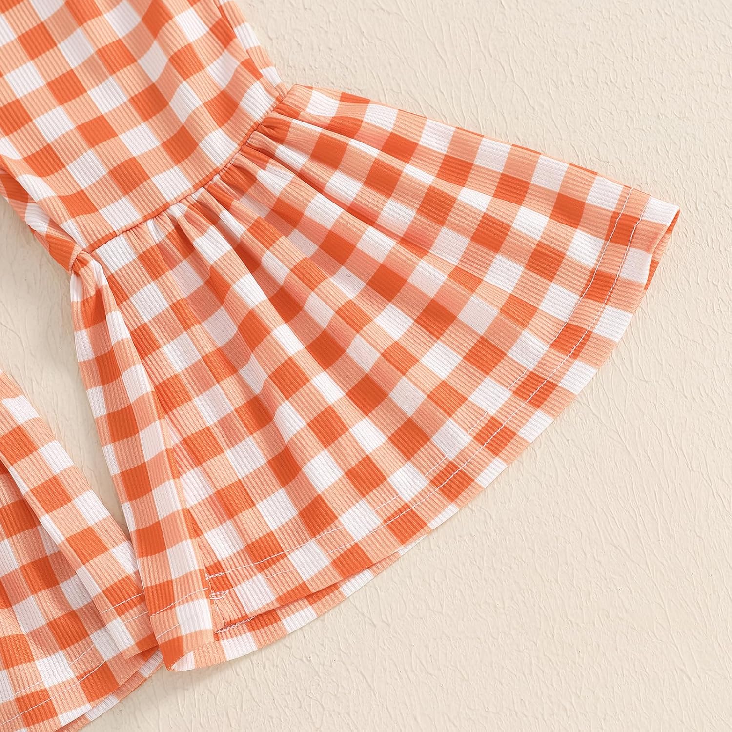 Karuedoo Toddler Baby Girl Thanksgiving Outfit Letter Print Crewneck Long Sleeve Sweatshirt Top and Flared Pants Set - Image 7