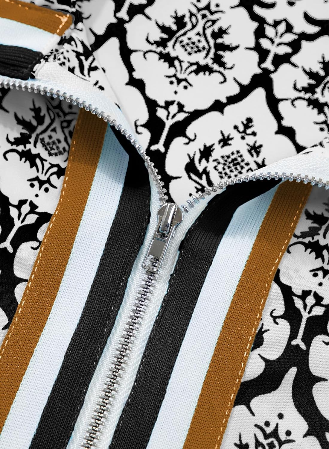 SHEWIN Women Boho Woven Non-Stretch Shirts Summer Half Zip Tops Business Casual 2026 - Image 8