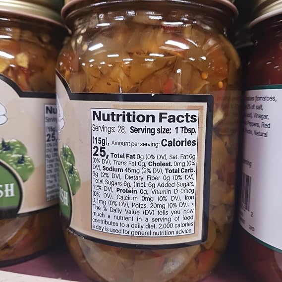 Green Tomato Relish, 2 Pack 15 ounce Jars