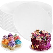 Cake Board - 12 Pack, 12 inch, White - Reusable Round Cake Drum for Showstopping Desserts - Heavy-Duty Disposable Cardboard Cake Base with Smooth Surface - Cake Decorating Supplies