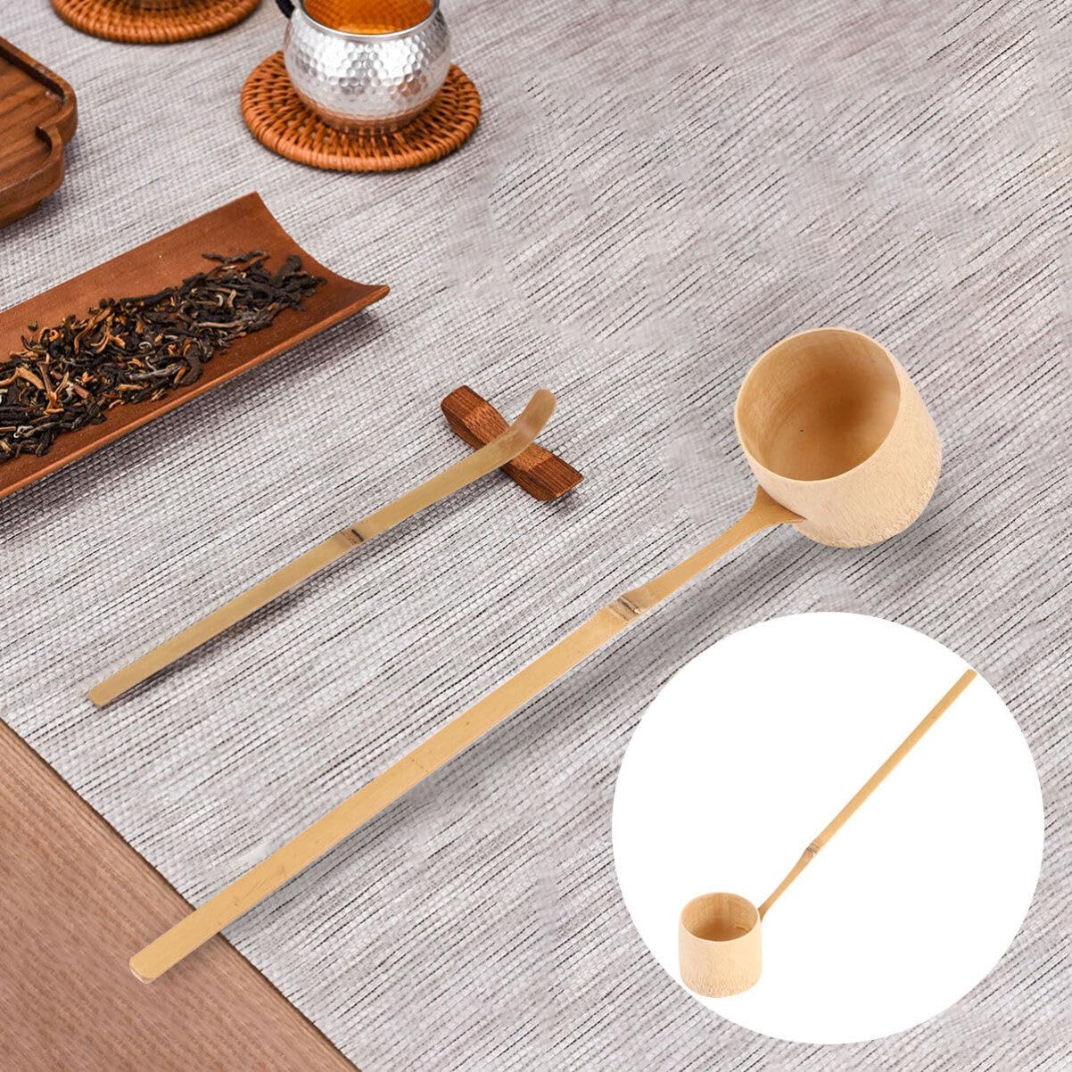 Natürliche Hishaku Wasserkelle aus Bambus, japanische Wasserkelle handgefertigt, langer Griff, Wasser-Bailer, Dipper, Garten-Teelöffel für Küche, Wasserkelle mit langem Griff, Wasserschaufel (braun)