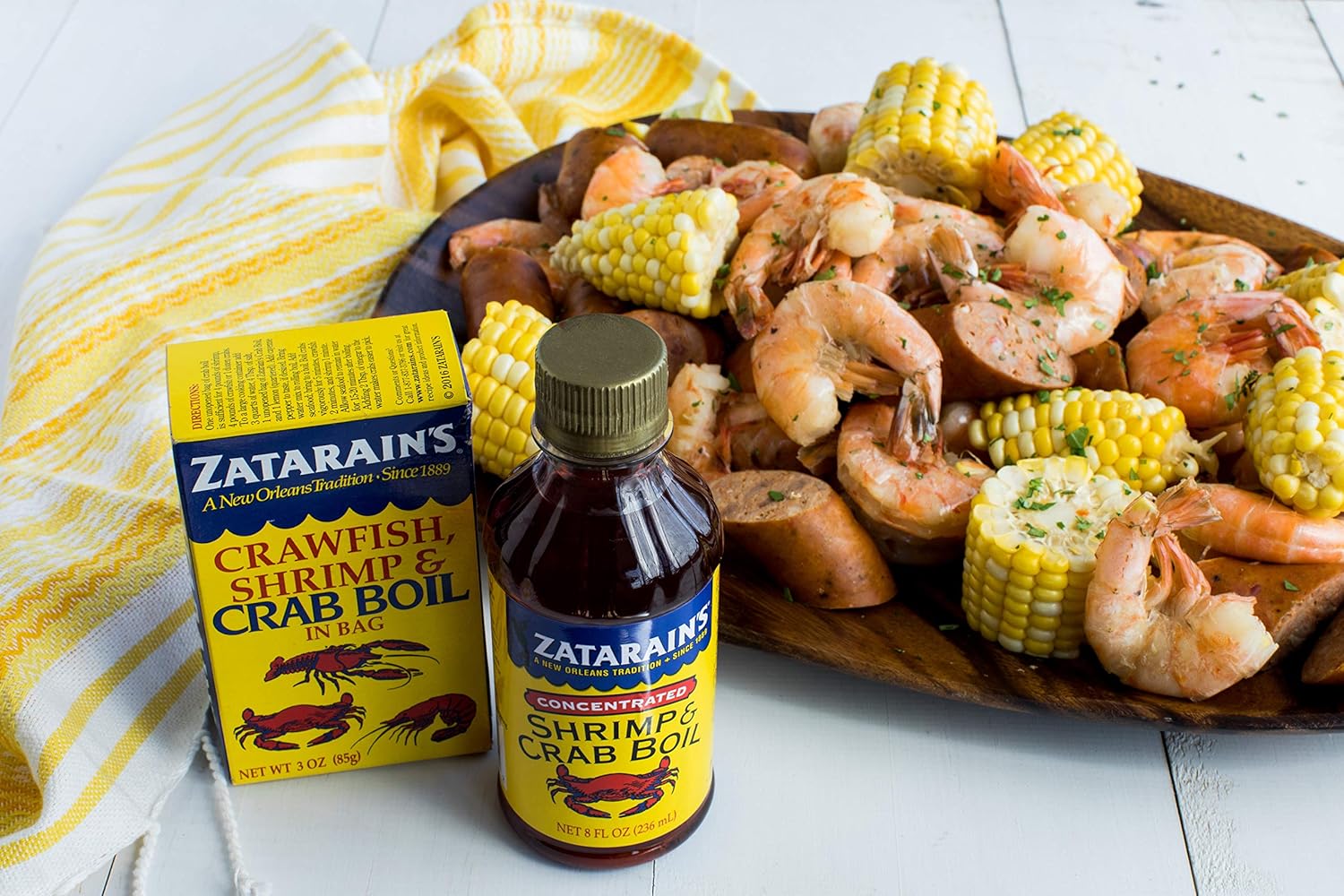 Zatarain's Concentrated Shrimp & Crab Boil, 8 fl oz (Pack of 12)