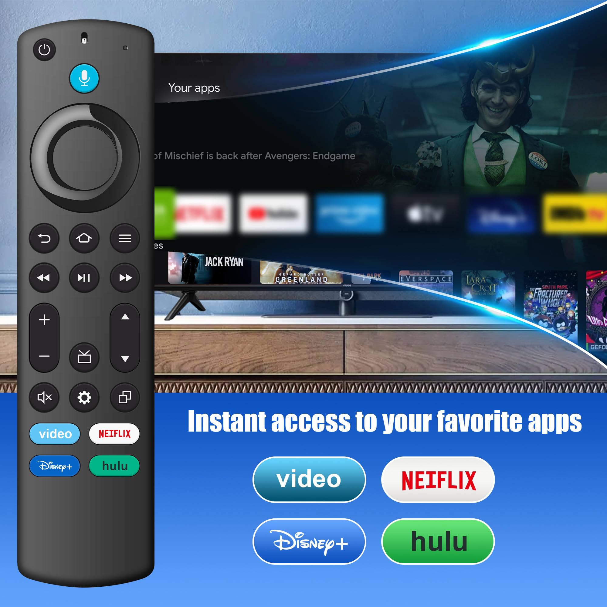 Replacement Remote Control CA-DZ-HL-1-N — view 3