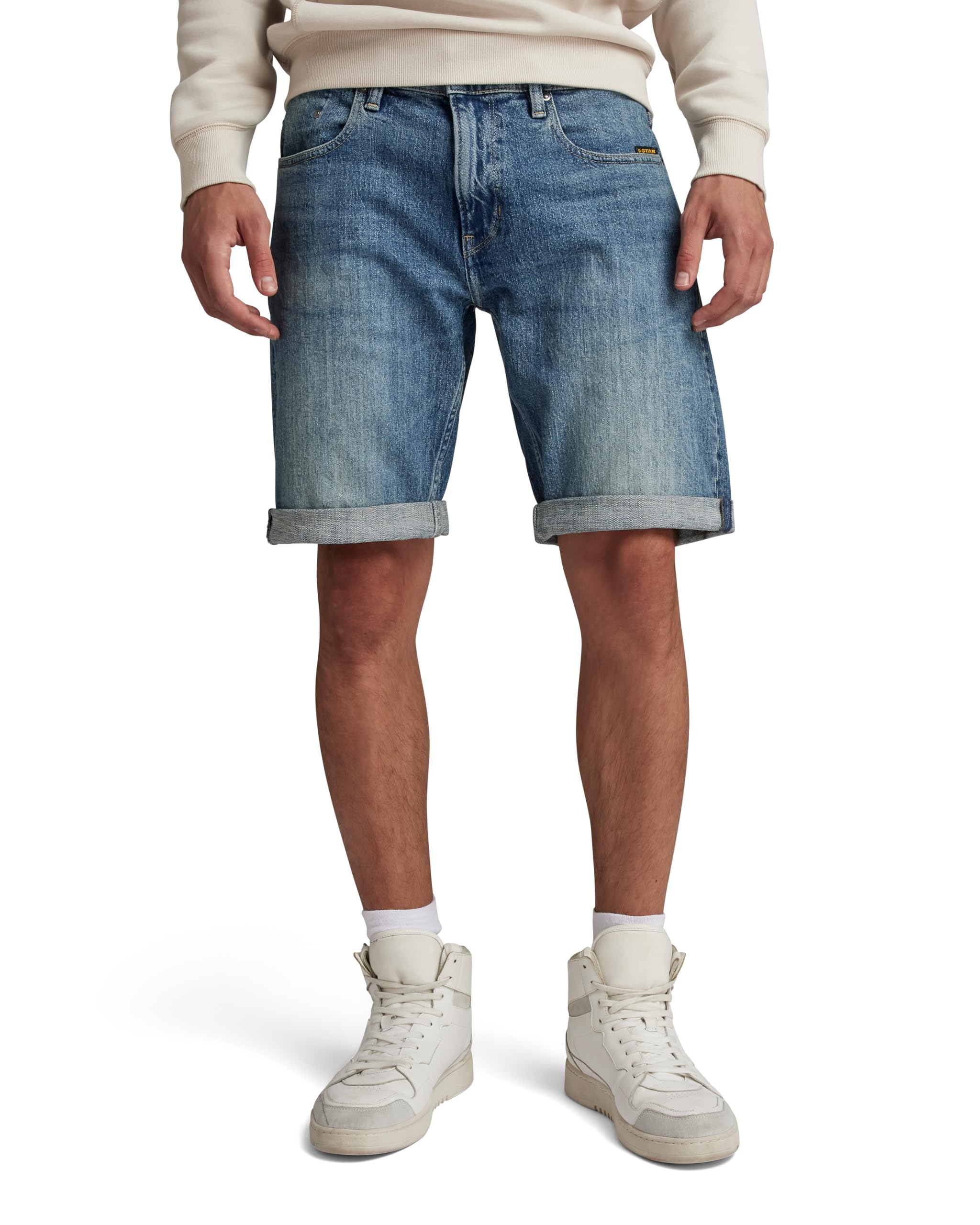G-Star RAW Herren Mosa Shorts, Blau (Faded Monsoon D24430-D498-G564), 27