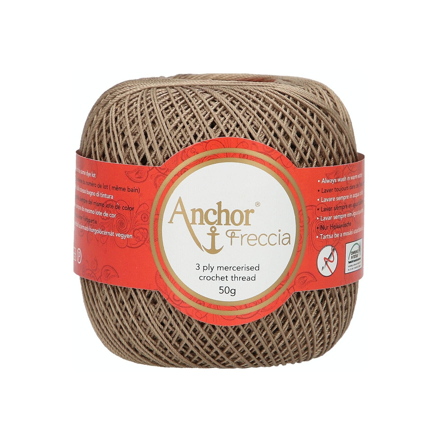 Anchor Crochet Yarns, 100% Cotton, 392, Thickness 12, 88, Stärke 12