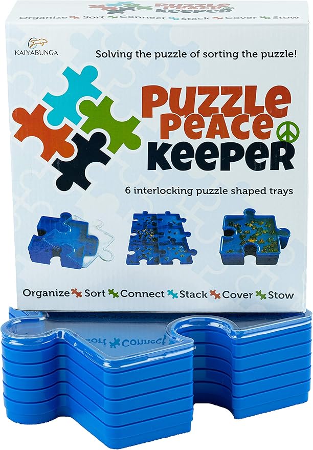 Puzzle Sorting Trays for Jigsaw Puzzles; Storage Box Organizer and