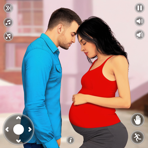 Schwangere Mutter Neugeborenes Baby Traum Familiensimulator Spiele