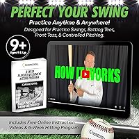 Vista 6 de SWINGRAIL Baseball/Softball Swing Trainer Aid - Equipment for Batting and Hitting