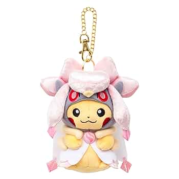 ポケモンセンター　ディアンシーポンチョピカチュウ マスコット　ぬいぐるみ 91XkmPU+YxL.jpg_BO30,255,255,