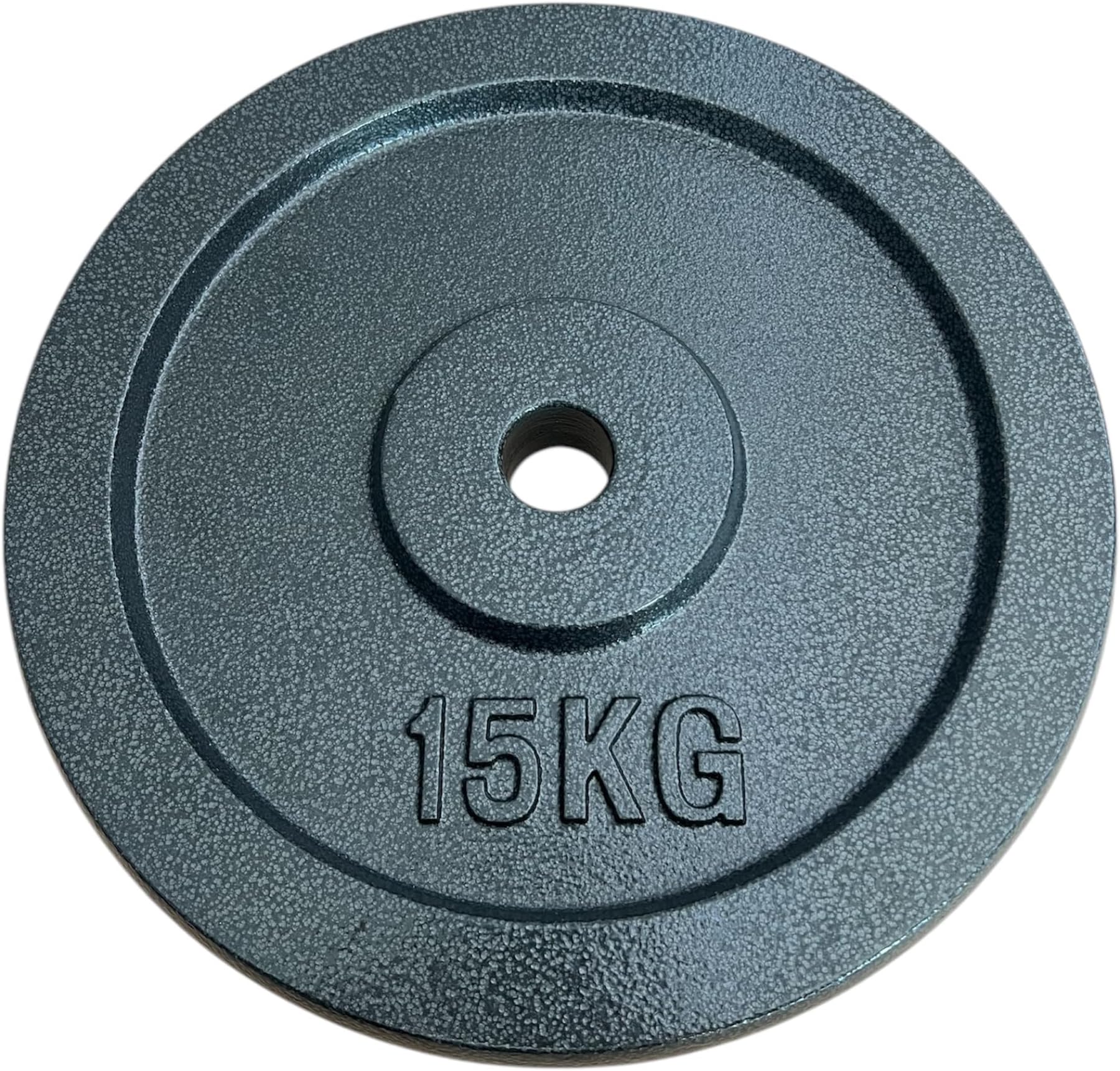 15kg Cast Iron Weight Plates 2.5-20kg For 1" Barbells and Dumbbells Weight Lifting Grip Plates (15kg x 1)
