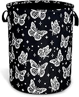 Vista 9 de Cesta de lavandería Galaxy Moon con cielo estrellado y sol, plegable, de tela Oxford, divertida bolsa de lavandería, cesta de almacenamiento