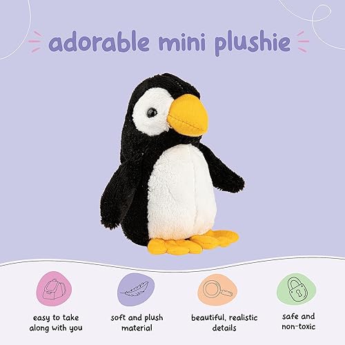 Miniatura 6 de Forest & Twelfth Mini juguetes de peluche de pingüino, paquete de 12 juguetes de peluche de pingüinos a granel, pequeños peluches para niñas y