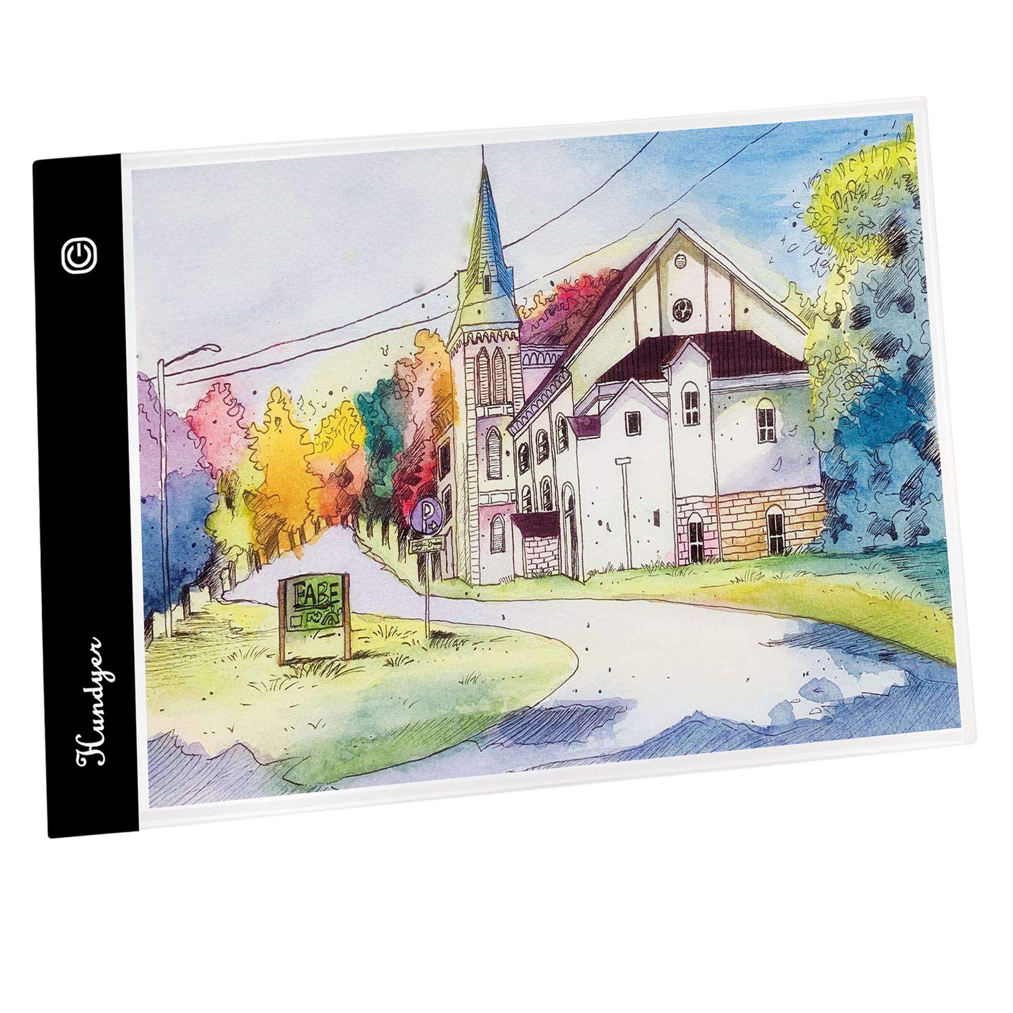 Hundyer A3 Painting Pads Great for Full Drill & Partial Drill 5D Diamond Painting. DIY Dimmable Light Brightness Board LED Artcraft Tracing Light Table.