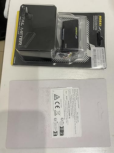 Miniatura 8 de Voltímetro digital para motocicleta, medidor de voltaje CC de 12 V, medidor KOSO, indicador de automóvil, pantalla LED, medidor de voltios