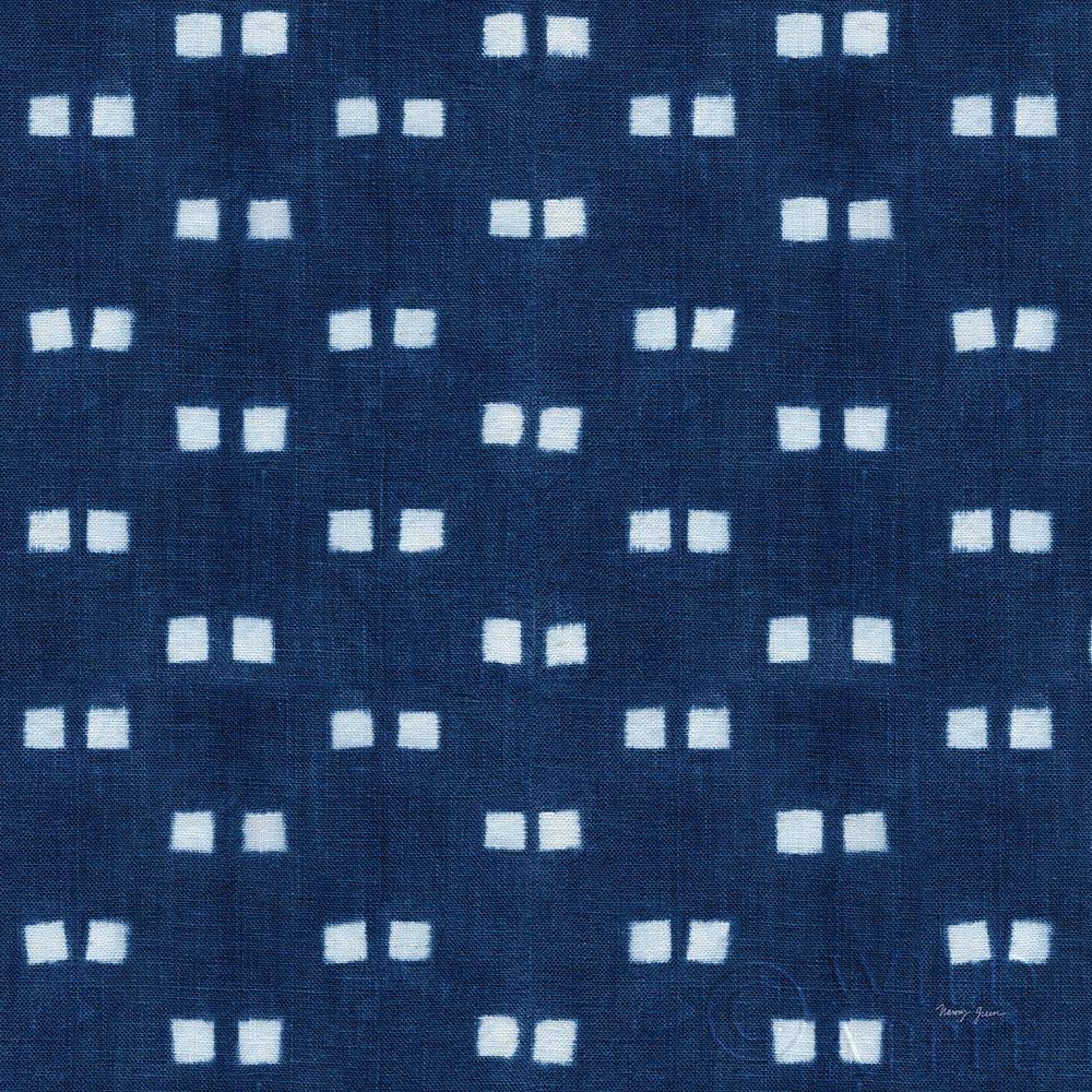 Shibori Square Vi by Nancy Green - 16x16 Art Print Poster