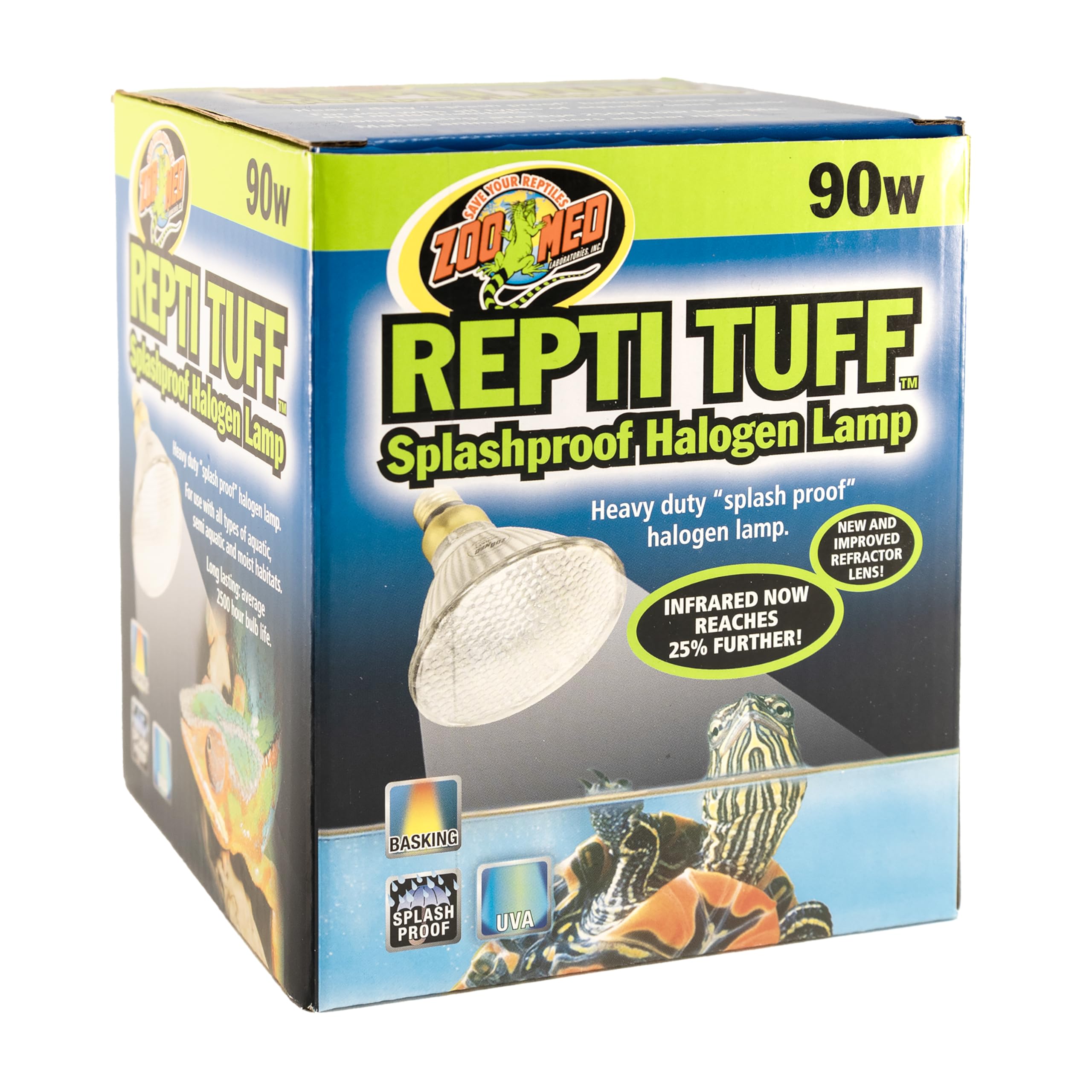 Amazon.com : Zoo Med Turtle Tuff Splashproof Halogen Lamp 90 Watts