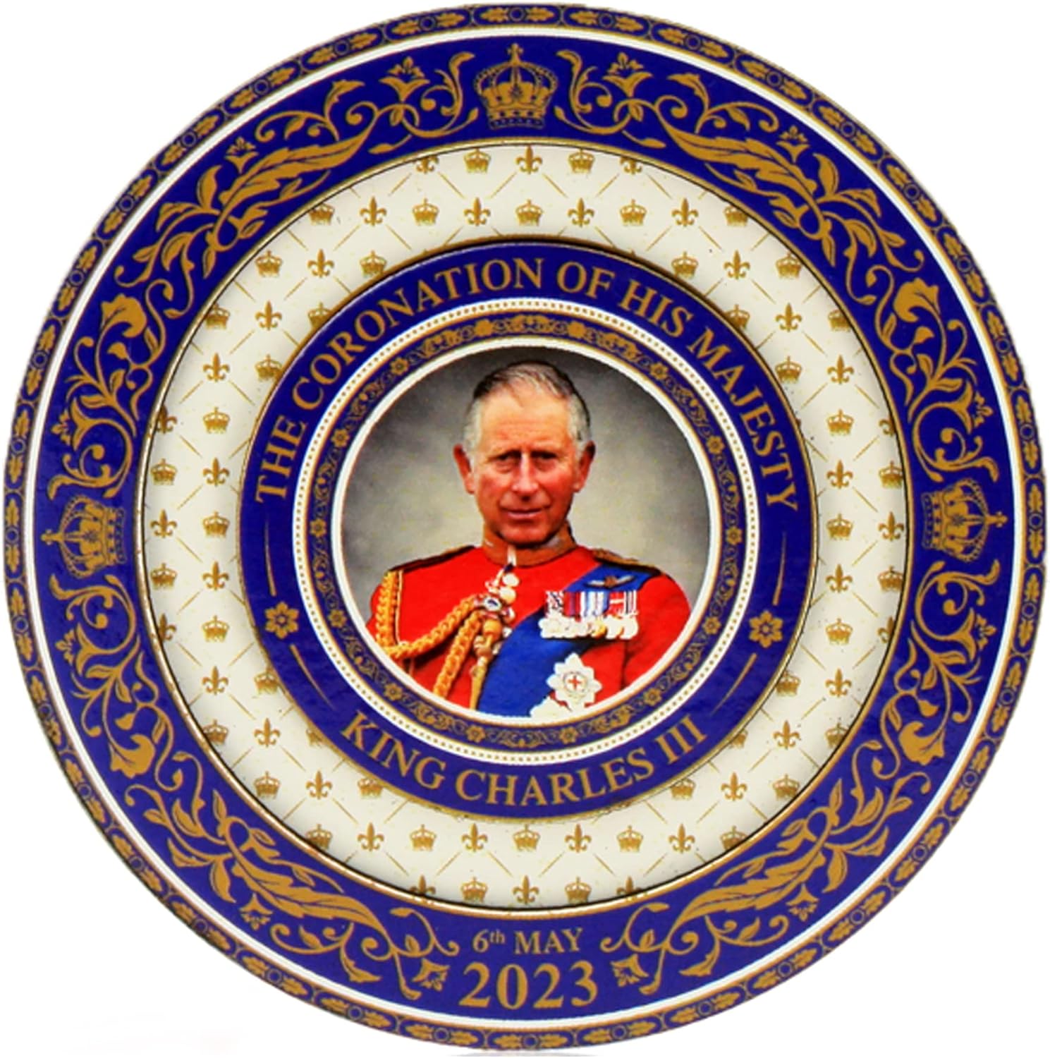 King Charles III Coronation 3D Wood Fridge Commemorative