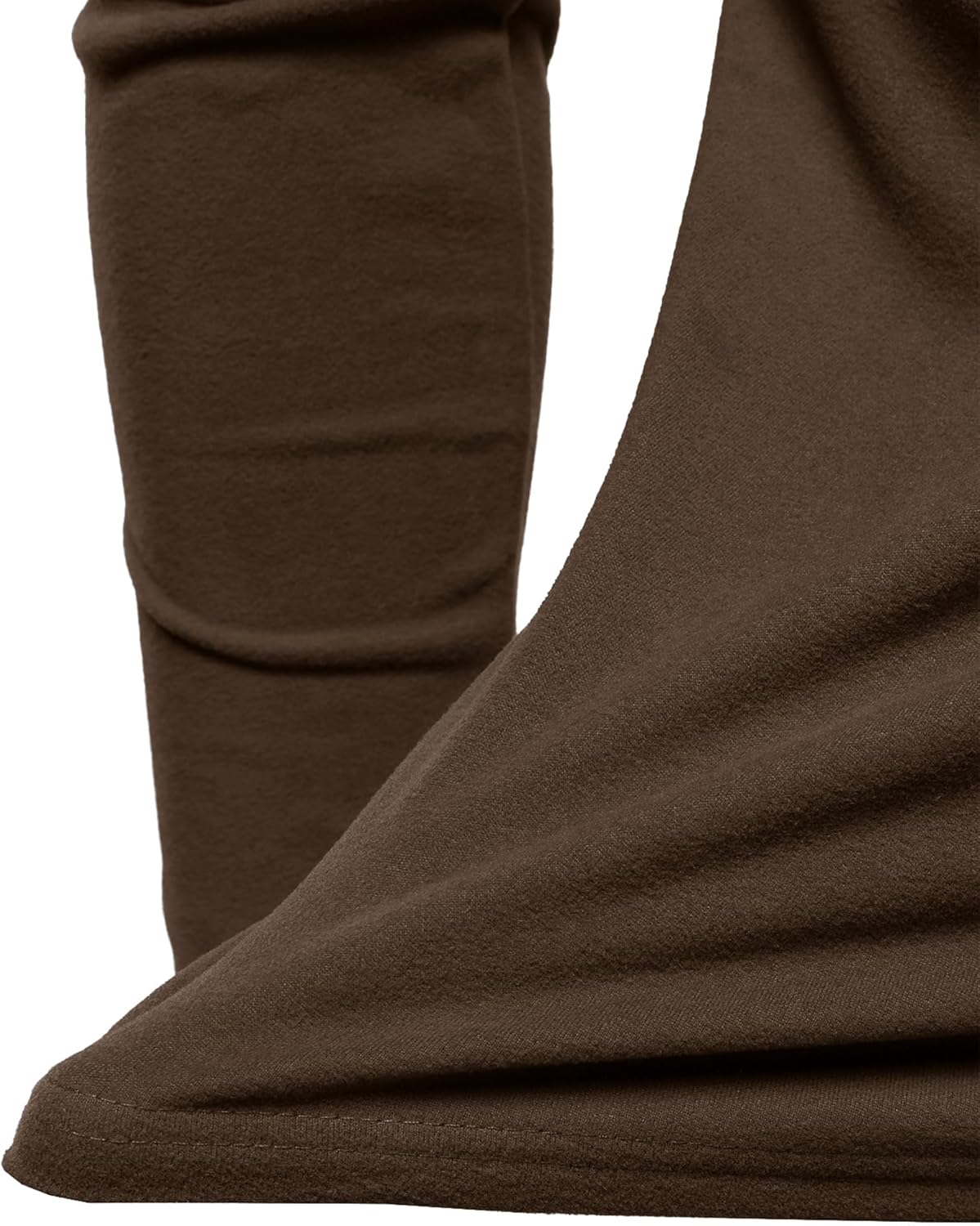 PARKLEES Men's Mock Turtleneck Micro Fleece Sweater Stretch Slim Fit Long Sleeve Thermal Base Layer for Cold Weather - Image 5