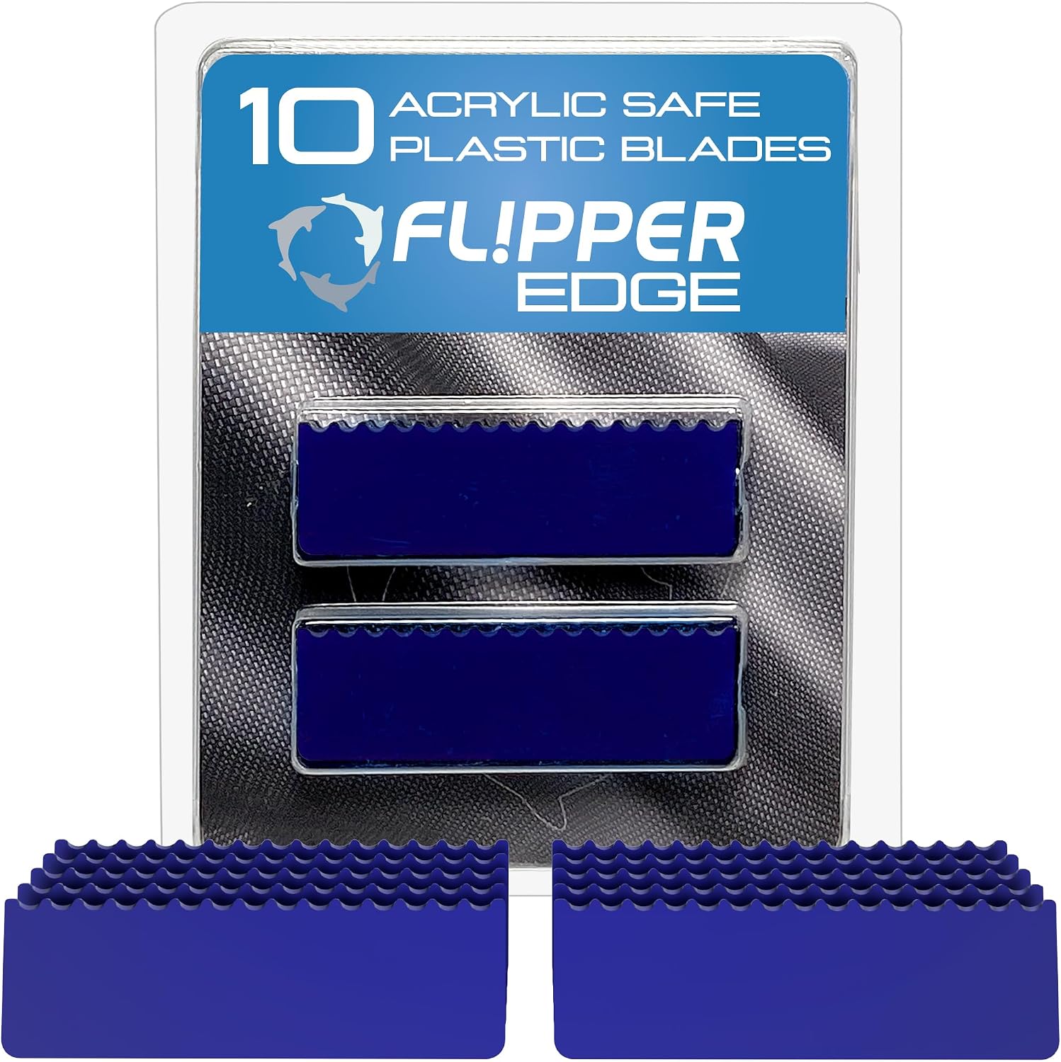 Flipper Edge MAX Acrylic Safe Plastic Blades - 10 Pack