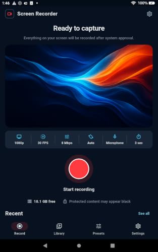 Screen Recorder & Video Editor for Fire Tablet – vue 2