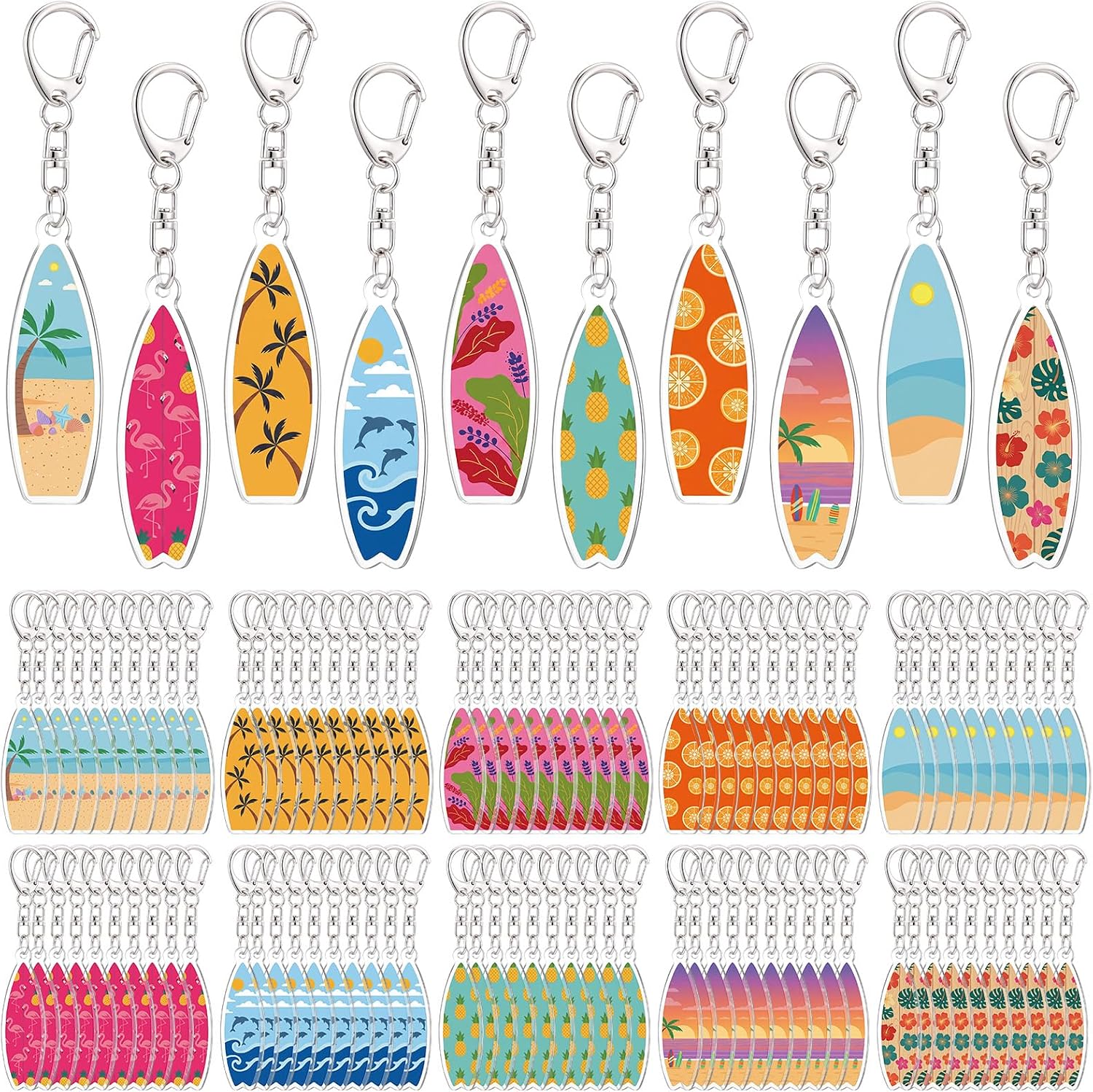 Tondiamo Party Favors Gifts Keychains Bulk Souvenir Key Chain Acrylic Keyring for Birthday Party Home Decorations Supplies
