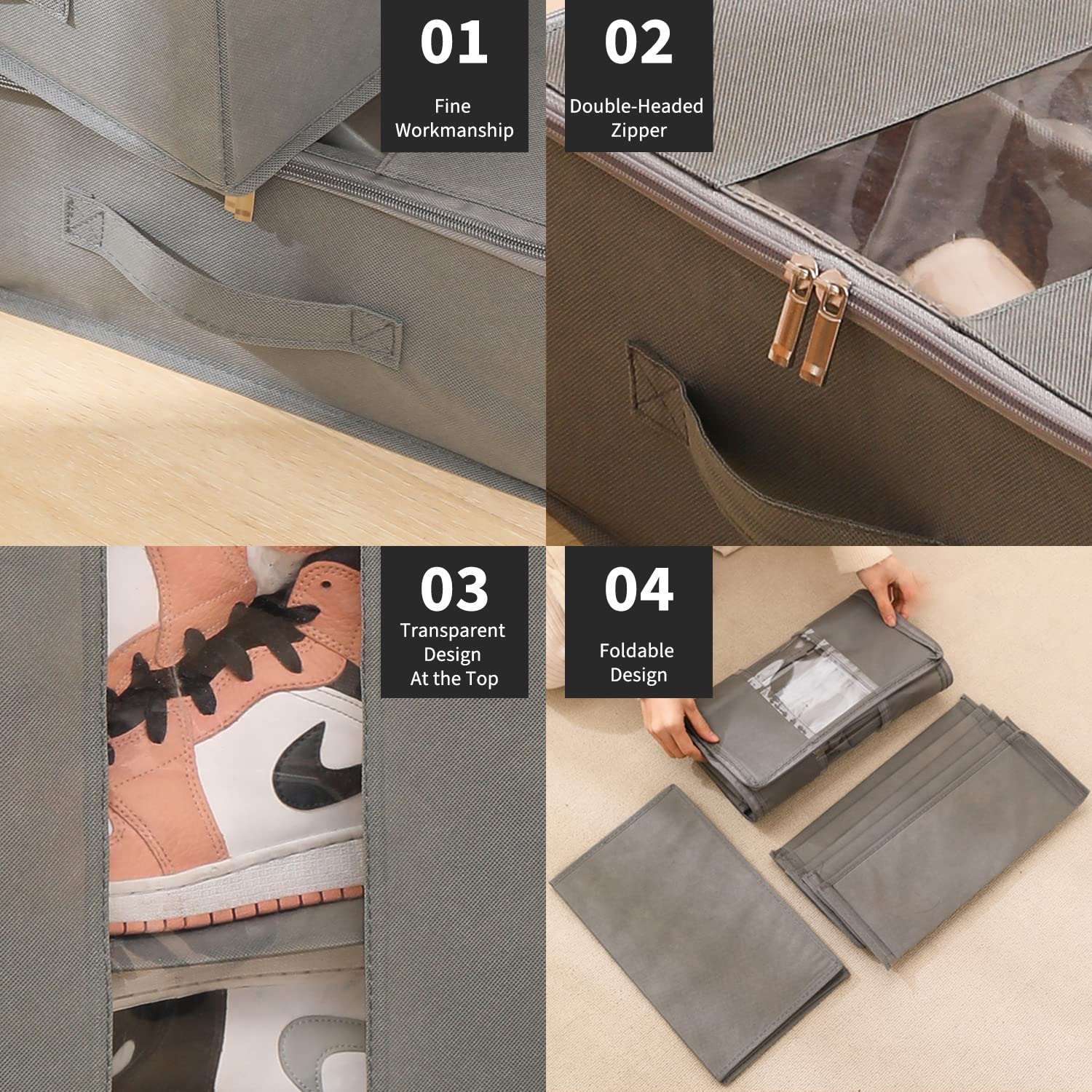 Custodia Sottoletto Per Scarpe Balance, 12 Scomparti | Leroy Merlin - 8