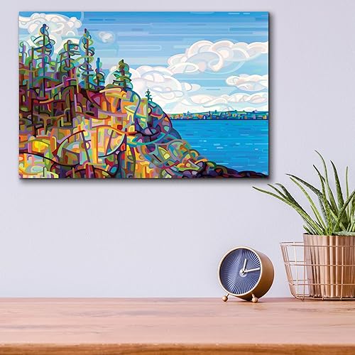 Miniatura 8 de Epic Art 'Living on the Edge' de Mandy Budan, arte de pared de vidrio acrílico, 16 x 12 pulgadas