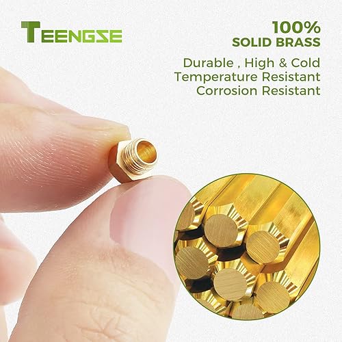 Miniatura 4 de 20 boquillas de chorro de latón M5×0.0.197 in0.027 in, reemplazo de boquillas para tubería de gas natural de propano GLP, calentador de agua, piezas