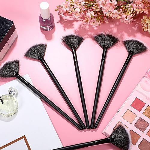 Miniatura 7 de Ziliny 12 piezas de cepillo facial suave para colorete, cepillo de maquillaje, aplicador de ácido, herramientas cosméticas multiuso para máscara de