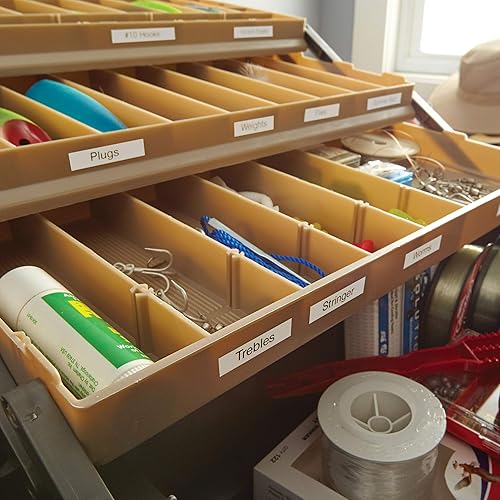 Miniatura 9 de Cinta para etiquetar DYMO D1 estándar, 1 cartucho, Impresión en blanco sobre cinta blanca