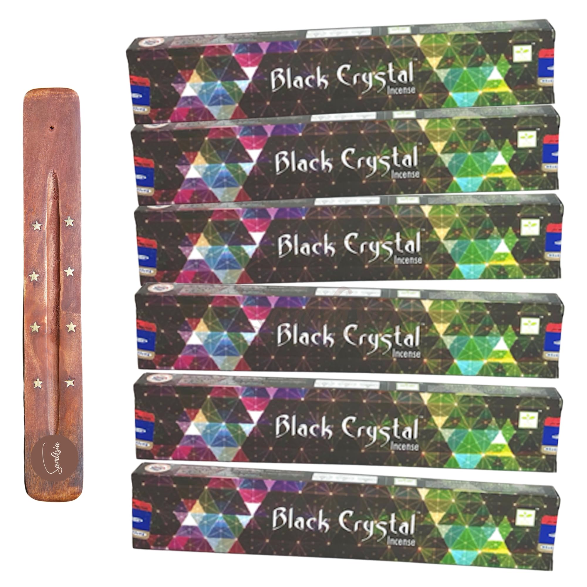 Satya Nag Champa Black Crystal Incense Sticks