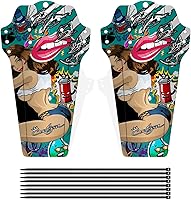 Vista 4 de ENLEE Guardabarros MTB, 1 unidad de segunda generación, diseño ligero, duradero y resistente al desgaste, guardabarros para bicicleta de 20, 24, 26