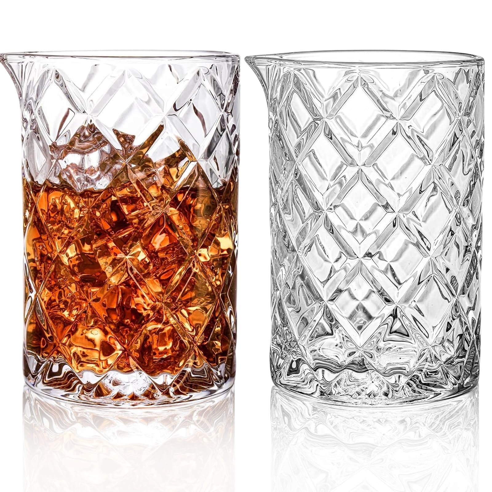 Jarra de mezcla de cóctel de cristal para preparar tus Mojitos en cenas con amigos