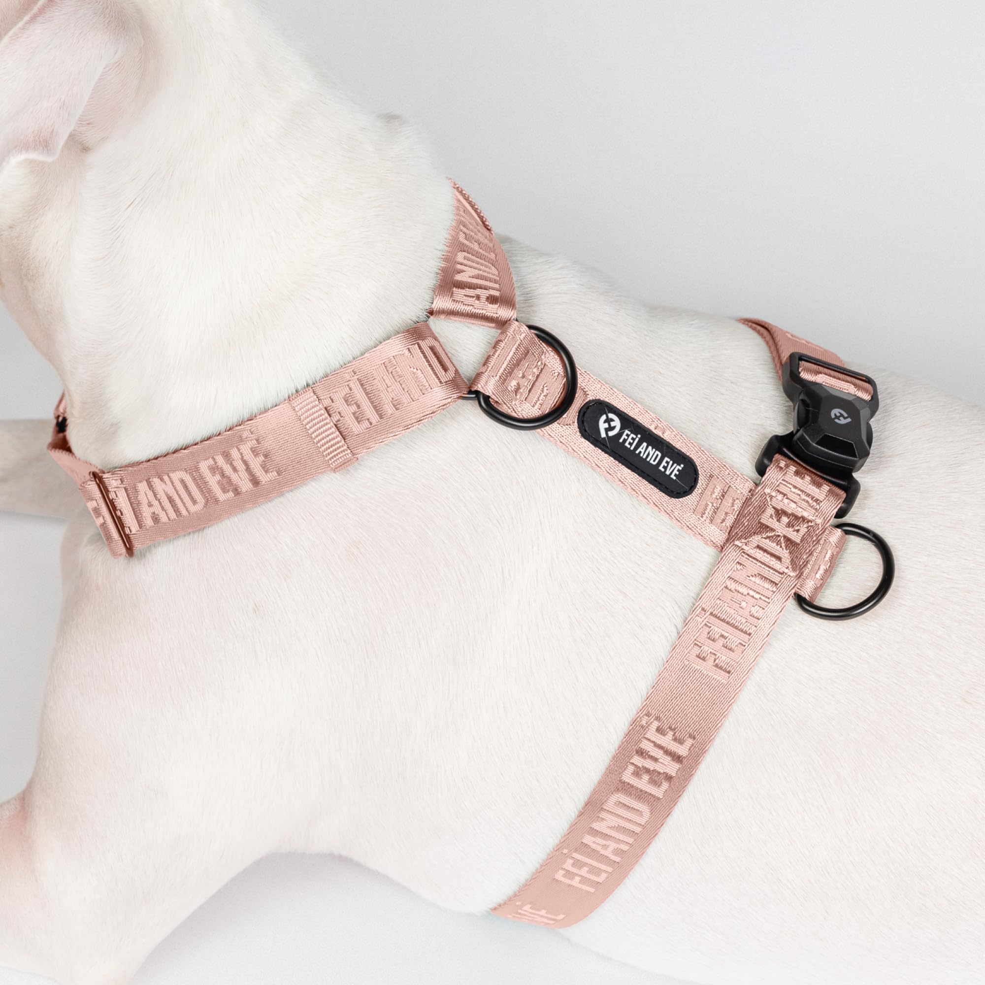 2026 New Edition, Fei & Eve MagEase H-Shaped Dog Harness - Magnetic Buckle Easy On and Off | Heavy Duty Metal Hardware | No Pull Control | Lightweight and Breathable | Fit