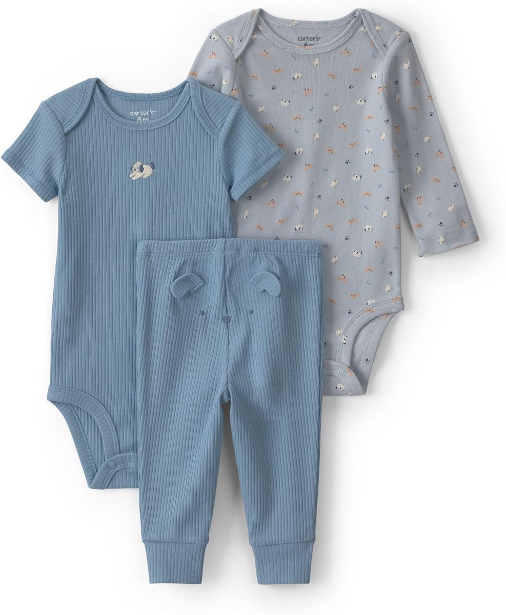 Carter's Conjunto de pantalón de 3 piezas para bebé niño
