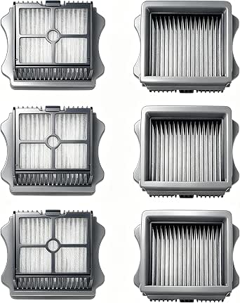 Replacement Filters for Tineco iFloor 3, Floor One S3, S5 Wet Dry Vacuum (6-Pack)