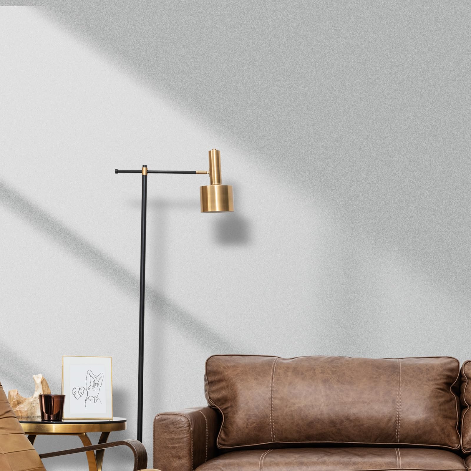 Papel Pintado Autoadhesivo, Plata Metalizado Engrosado Pelar y Pegar Papel de Contacto, 40x500CM Efecto Cepillado Mate Papel Tapiz Removible Decorativo para Pared para Cocina Muebles