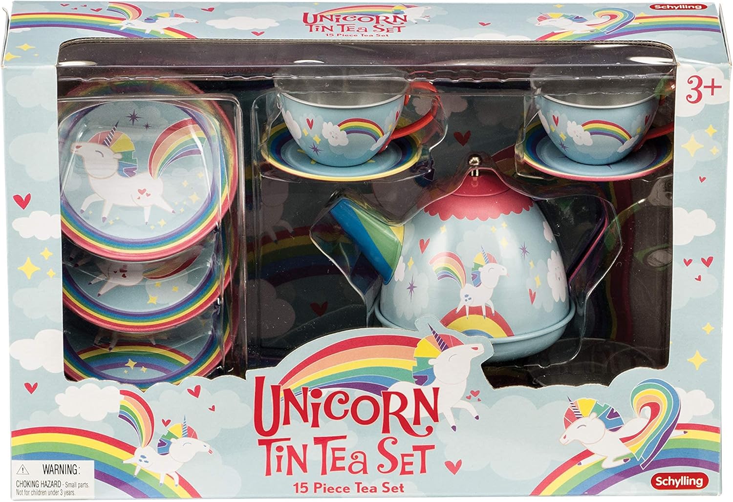 Schylling Schylling Unicorn Tin Tea set